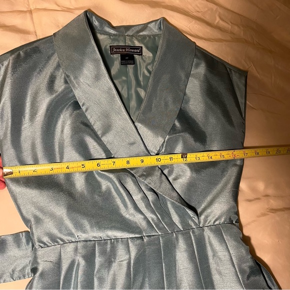 Cocktail Dress Light Teal 50s Inspired Sz 4P - Picture 16 of 16